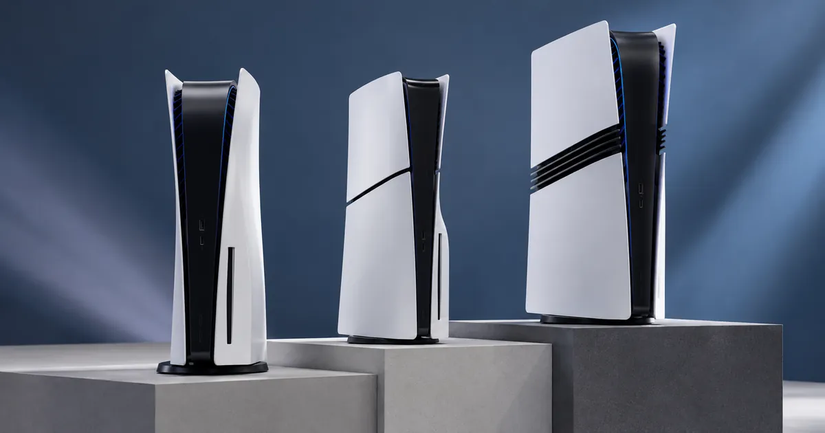 Comparación de los formatos de PS5 original, Slim y Pro
